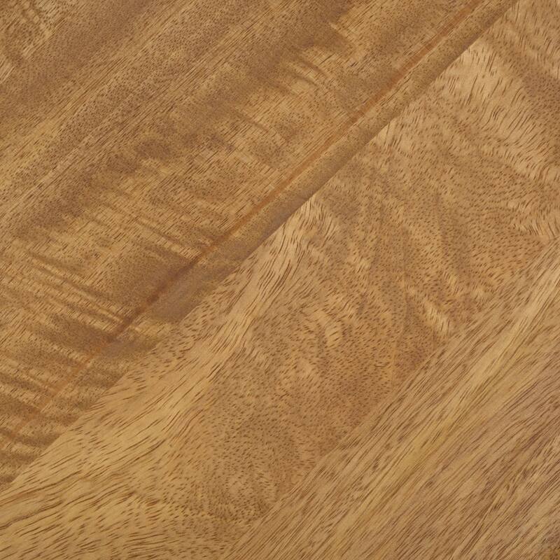 SAFAVIEH Home Shanely Wood Top Rattan Stool - 16"W x 16"D x 19"H