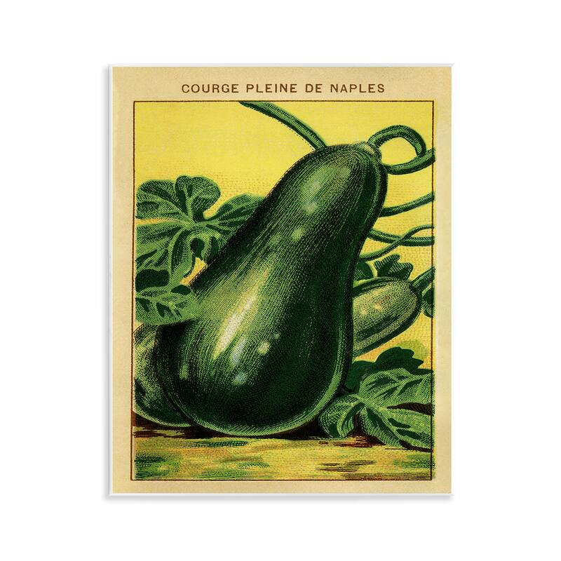 Stupell Country Vintage Squash Wall Plaque Art Design By Lil' Rue - 11 x 14