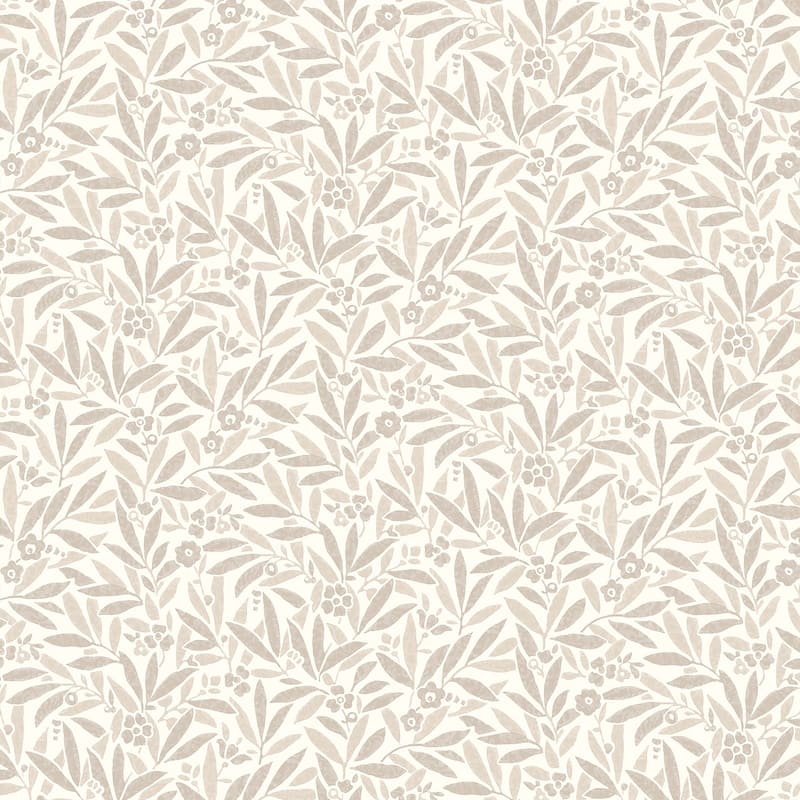 Fine Decor Rabanne Neutral Ditsy Leaves Wallpaper