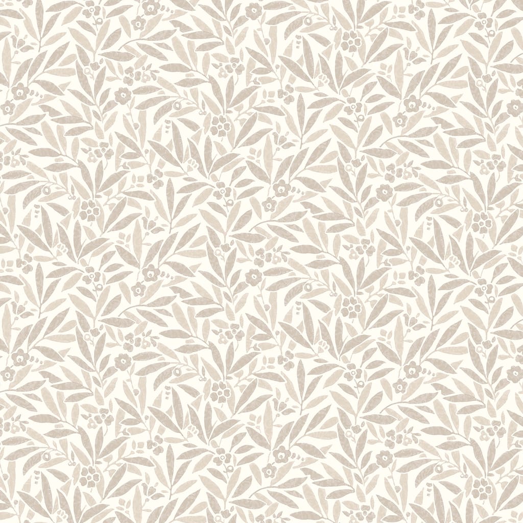 Fine Decor Rabanne Neutral Ditsy Leaves Wallpaper