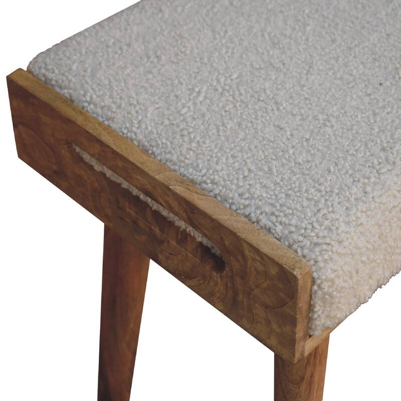 Tray Style and Minimalist Wooden Footstool
