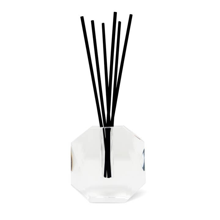 Crystal Diffuser Black Reeds and Dimensional Design