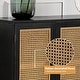 preview thumbnail 51 of 55, Filippo Traditional Rattan 3-Door Sideboard Cabinet by HULALA HOME