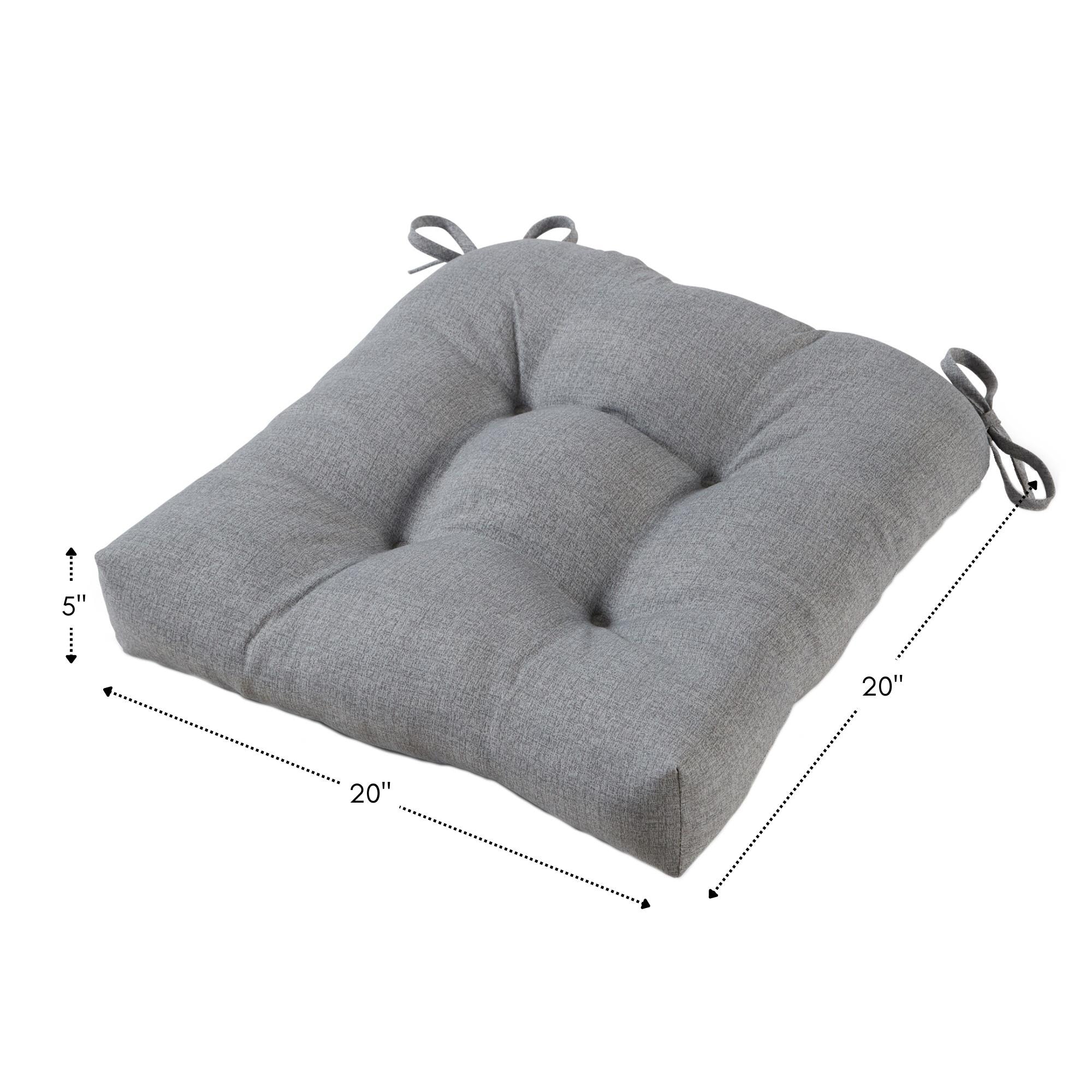 Outdoor 20-inch Polyester Dining Seat Cushion (Set of 2) 20 x 20 - Picture 15 of 15