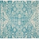 preview thumbnail 29 of 38, SAFAVIEH Handmade Restoration Vintage Boho Gaylen Wool Rug 6' Square - Light Blue/Ivory - Square