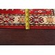 preview thumbnail 9 of 10, Stunning Geometric Red Super Kazak Oriental Area Rug Wool Hand-Knotted - 1'11" x 3'3"