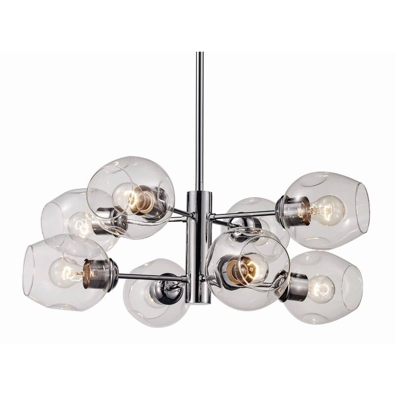 Trans Globe Lighting PND-2125 Clusters 8 Light 26" Wide Pendant - Polished Chrome