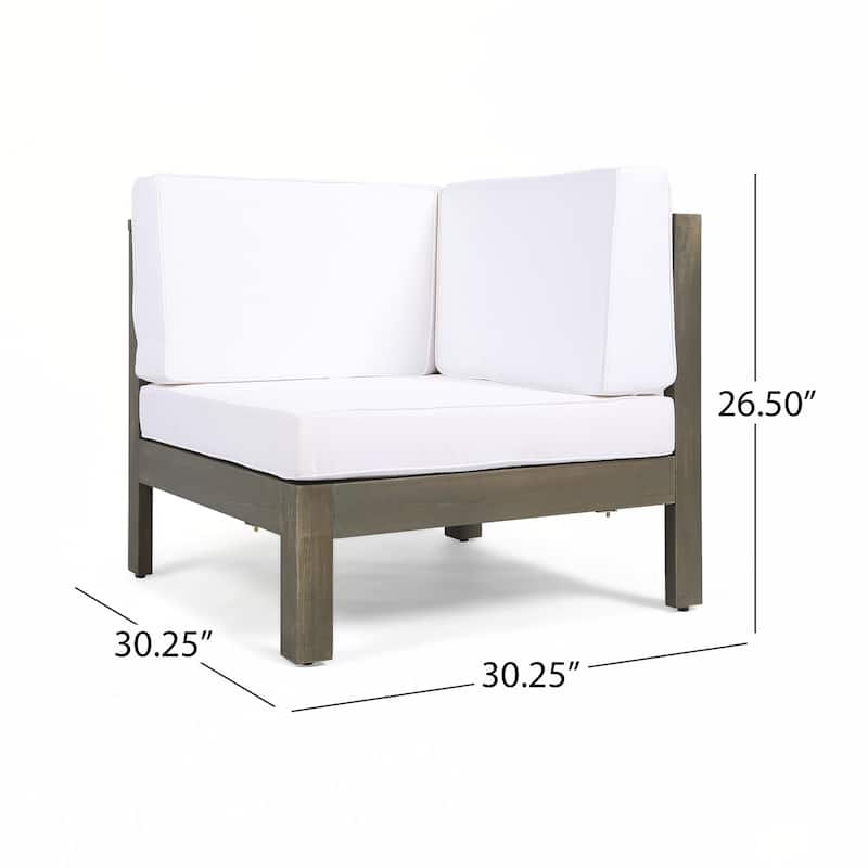 outdoor CORNER CHAIR, WHITE