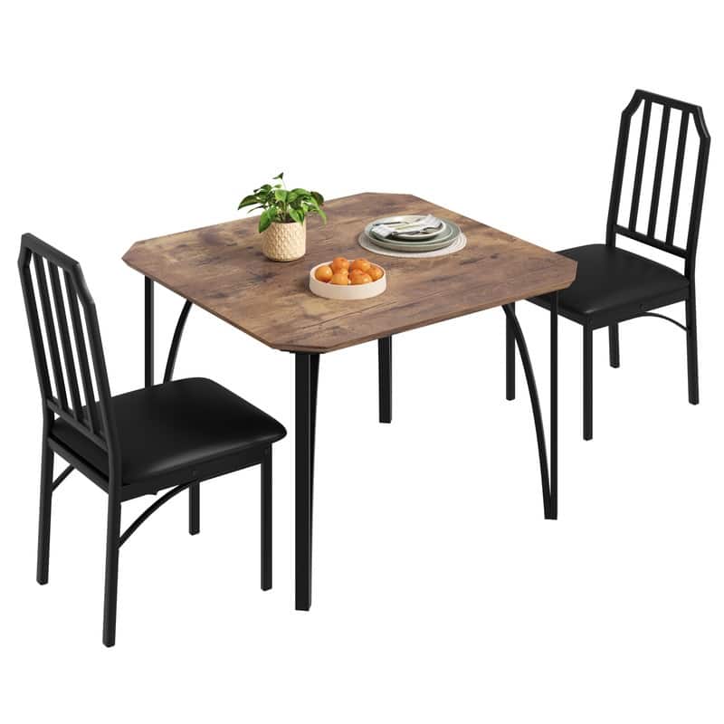 Corner dining table and chairs