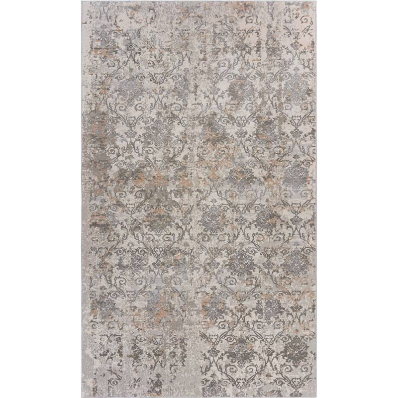 Somo Distressed Abstract Area Rug By HomeRoots - 2' x 3'