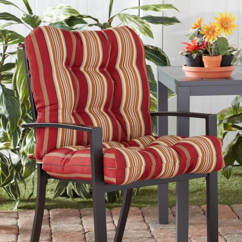 Outdoor Tufted Dining Chair Cushion