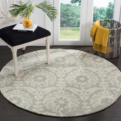 SAFAVIEH Handmade Bella Tineke Modern Floral Wool Rug