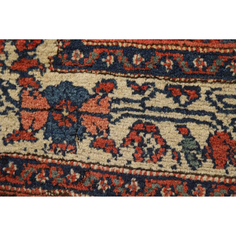Vegetable Dye Malayer Persian Rug Hand-Knotted Wool Carpet - 4'8"x 6'4"