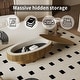 preview thumbnail 26 of 160, Modern Solid Wood Veneered Round/Oval/Rectangular Coffee Tea Table with Storage.