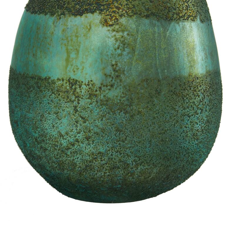 Stylish Glass Blown Vase (Set of 2) - Gold or Green