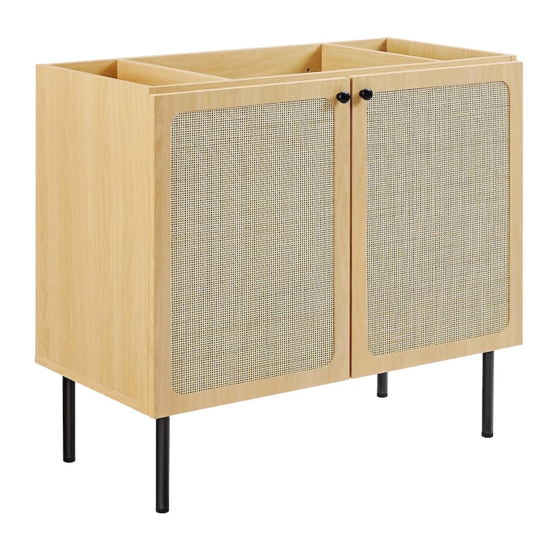 Chaucer Bathroom Vanity with Black Basin Included