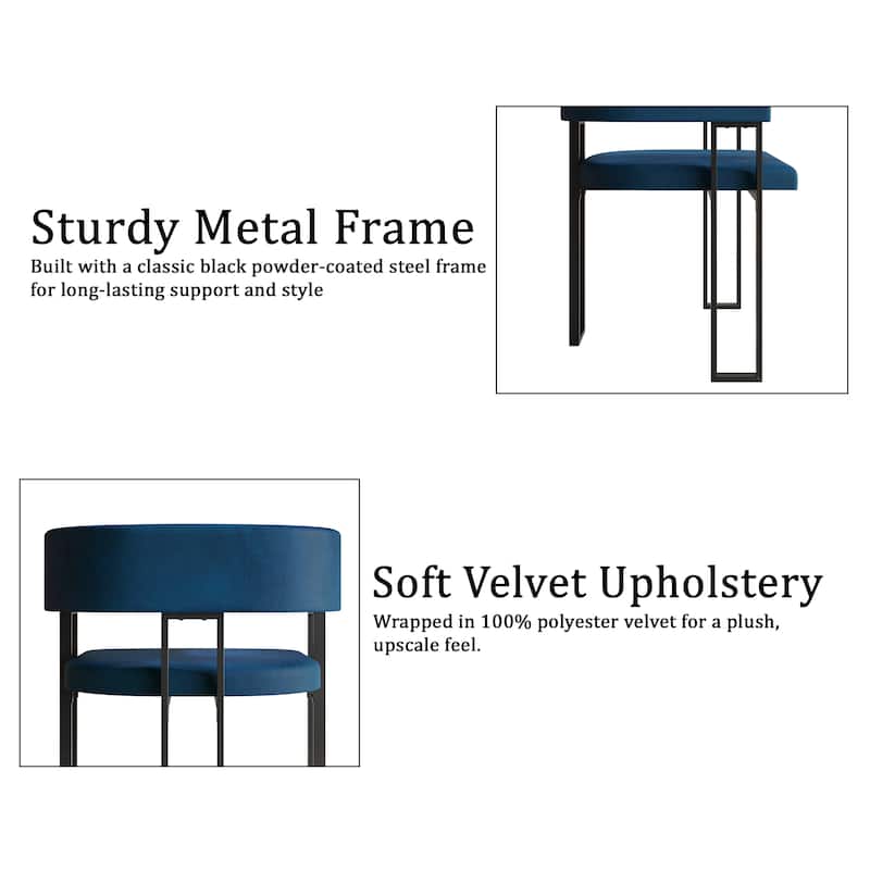 CraftPorch 2 Pieces Contemporary Dining Chair Set