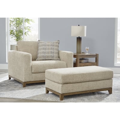 Signature Design by Ashley Parklynn Beige 2-Piece Upholstery Package - 47" W x 40" D x 38" H
