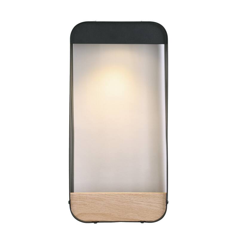 Modern Rectangular Iron Outdoor Wall Light