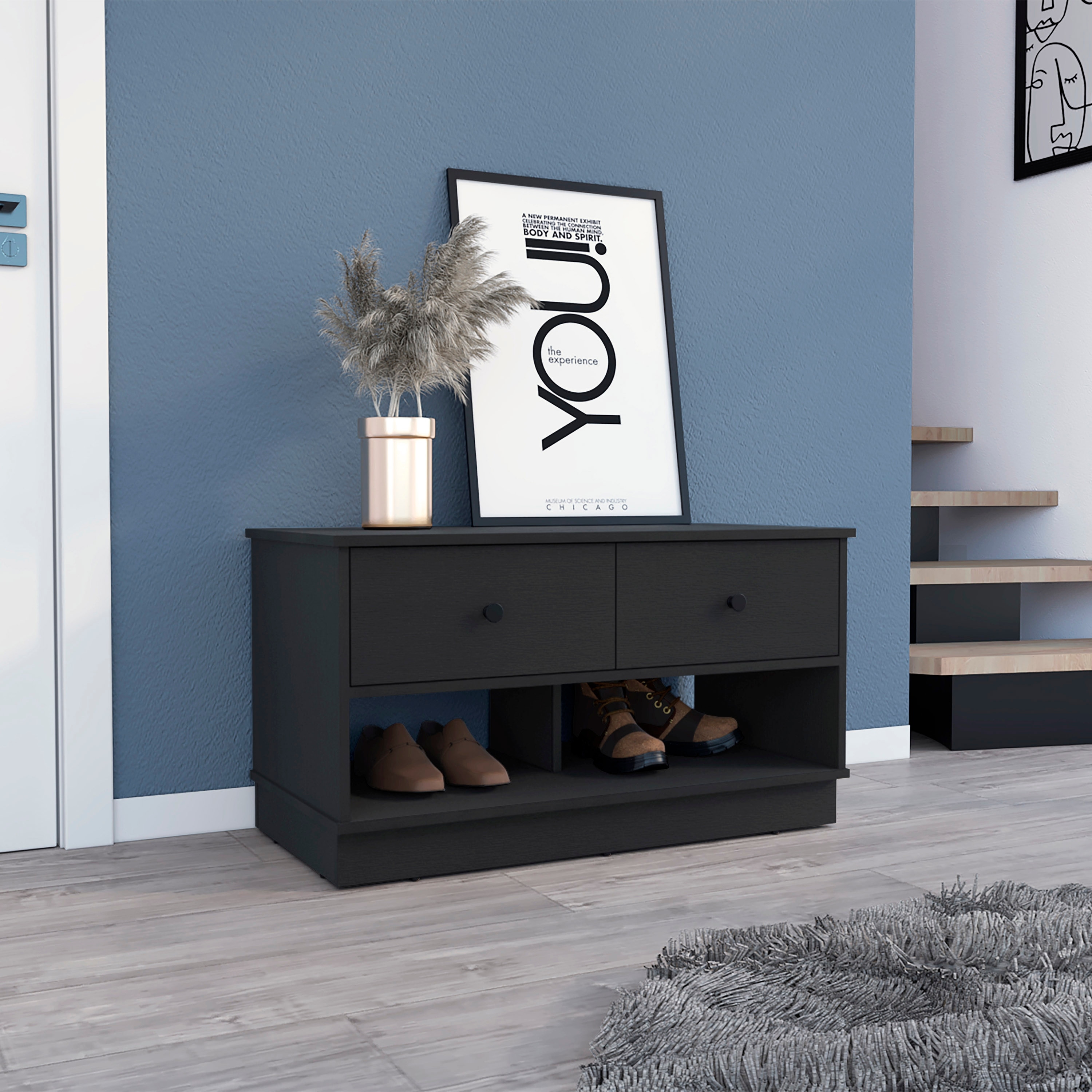 https://ak1.ostkcdn.com/images/products/is/images/direct/bbd4ac46d42229a7c9f1964e20b07414ce11c46d/Particle-Board-Storage-Benches-modern-Entryway-Benches-with-2-Drawers-%26-2-Shelves-Standard-Benches-for-Living-Room-%26-Doorstep.jpg