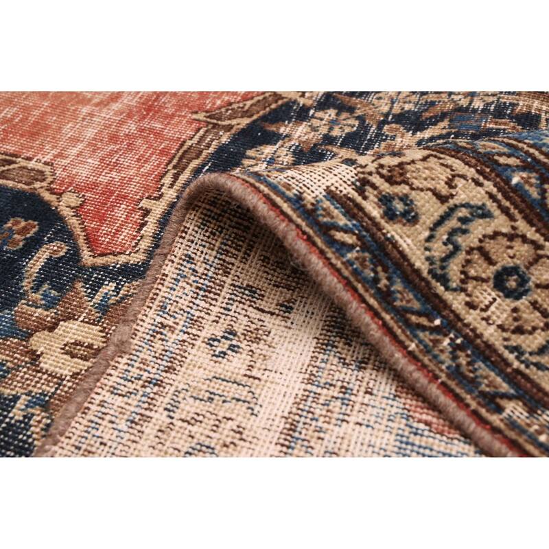 ECARPETGALLERY Hand-knotted Antalya Vintage Dark Copper Wool Rug - 10'8 x 14'1