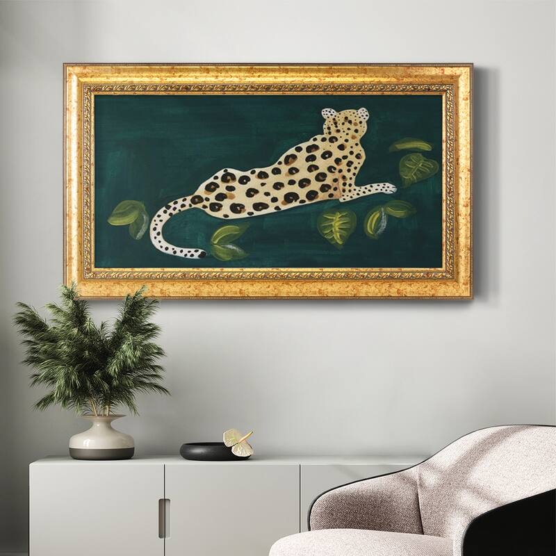 Lethargic Leopard I Premium Framed Canvas- Ready to Hang