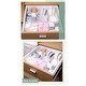 preview thumbnail 6 of 4, YBM Home Adjustable White Plastic Grid Drawer Dividers 3-Pack, be2178