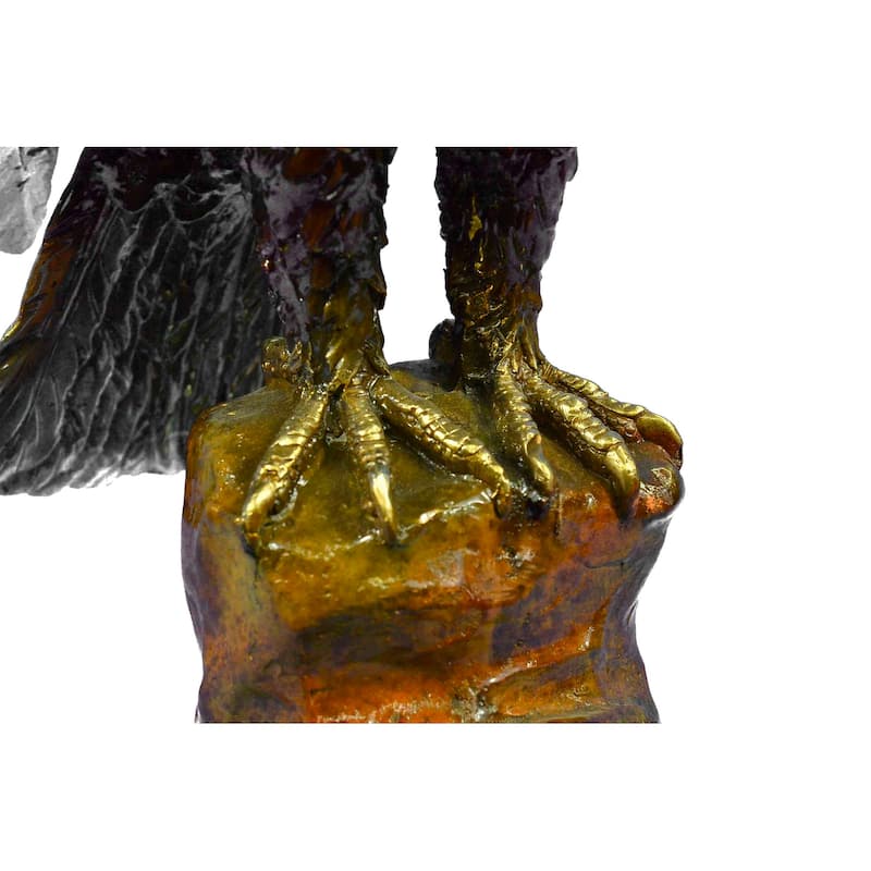 Bald Eagle Bronze Sculpture,Finest European Casting Statue Home Decor Sale