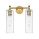 Option Clear / Brushed Brass