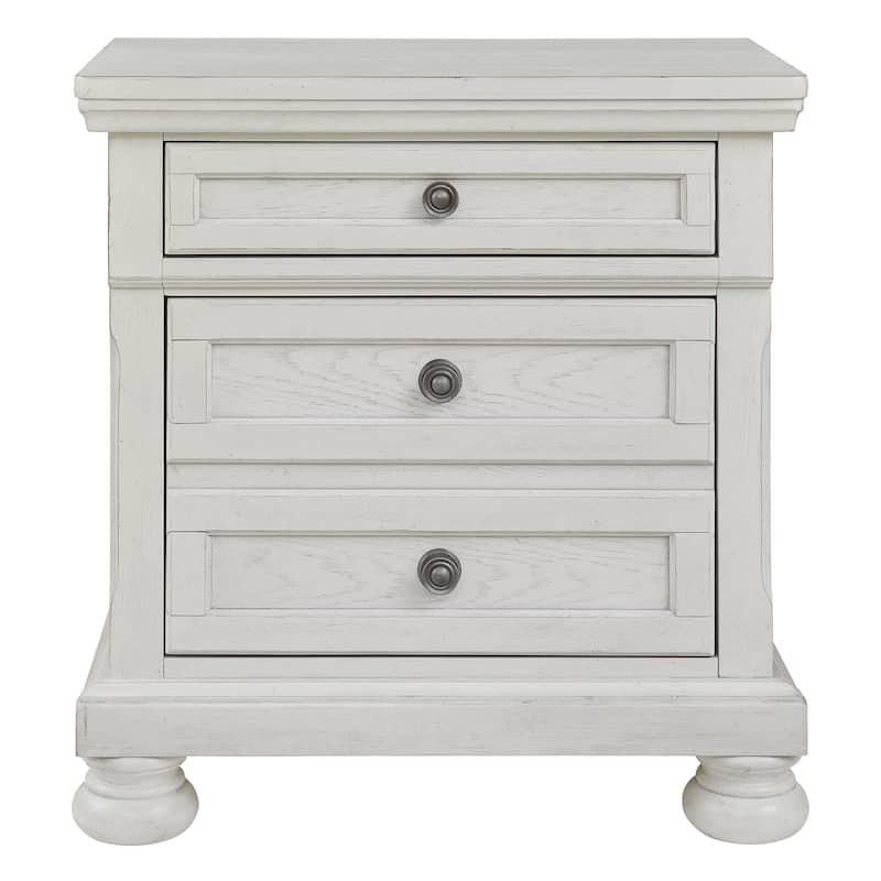 Robbinsdale Antique White 2 Drawer Nightstand