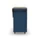 preview thumbnail 26 of 44, Homestyles Mobile Kitchen Island Cart with Wood Top and Dropleaf Breakfast Bar