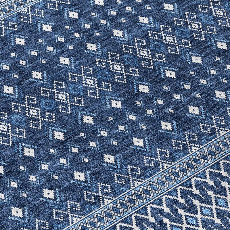 HomeRoots Tribal Transitional Rectangle Outdoor Rug