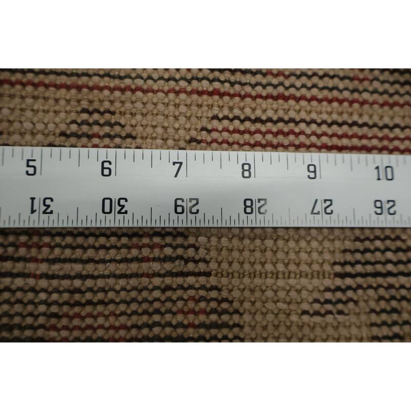 Hand Knotted Oriental 100% Wool Carpet Traditional Tribal Red Shiraz Area Rug - 10' 0'' X 6' 7''