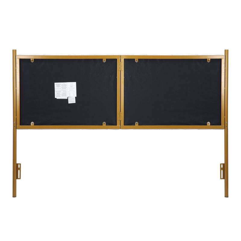 Silver Orchid Flohr Velvet Upholstered King Headboard