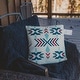 preview thumbnail 5 of 4, HiEnd Accents Chess Hand Knit Modern Farmhouse Rustic Style Throw Blanket
