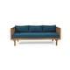 preview thumbnail 12 of 29, Claremont Outdoor 3-seat Acacia Wood Daybed by Christopher Knight Home