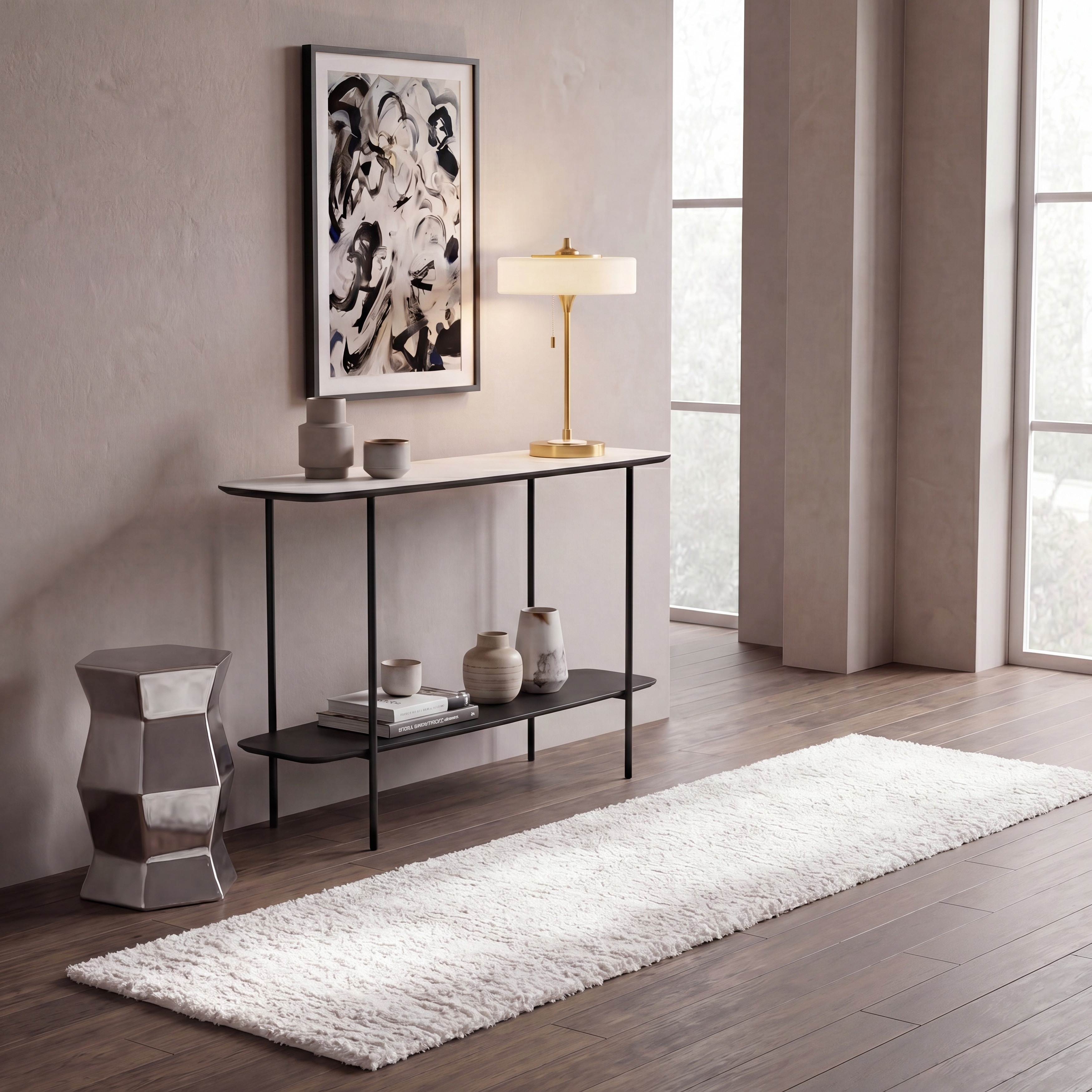 SAFAVIEH Rumi Shag Penelope Shag Rug