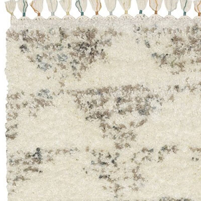 HomeRoots Geometric Transitional Runner Area Rug