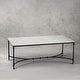 preview thumbnail 7 of 15, Genuine Marble and Metal Coffee Table