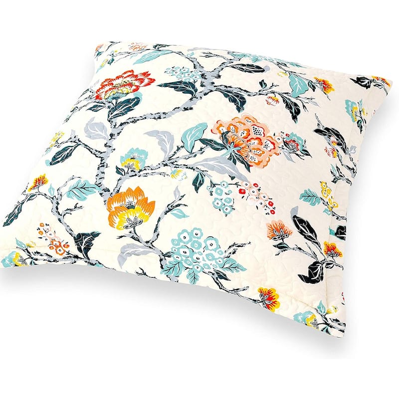 Copper Grove Ayacucho Botanical Print Euro Pillow Sham Pair