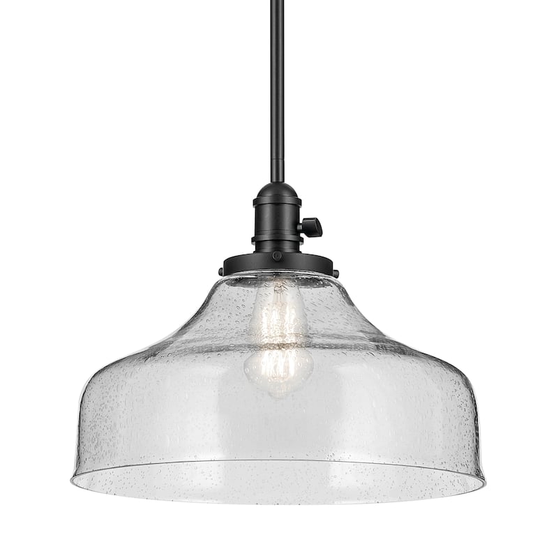 Kichler Lighting Avery 1-Light Pendant Light with Seeded Glass