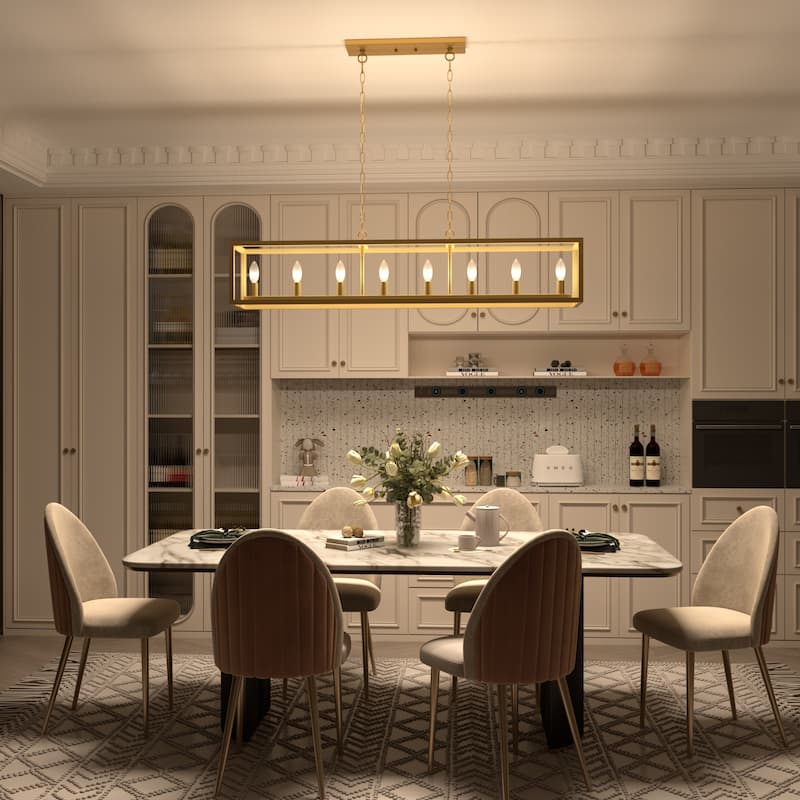 Allegray Kitchen Island Pendant Lights Linear Chandelier -UL Certified
