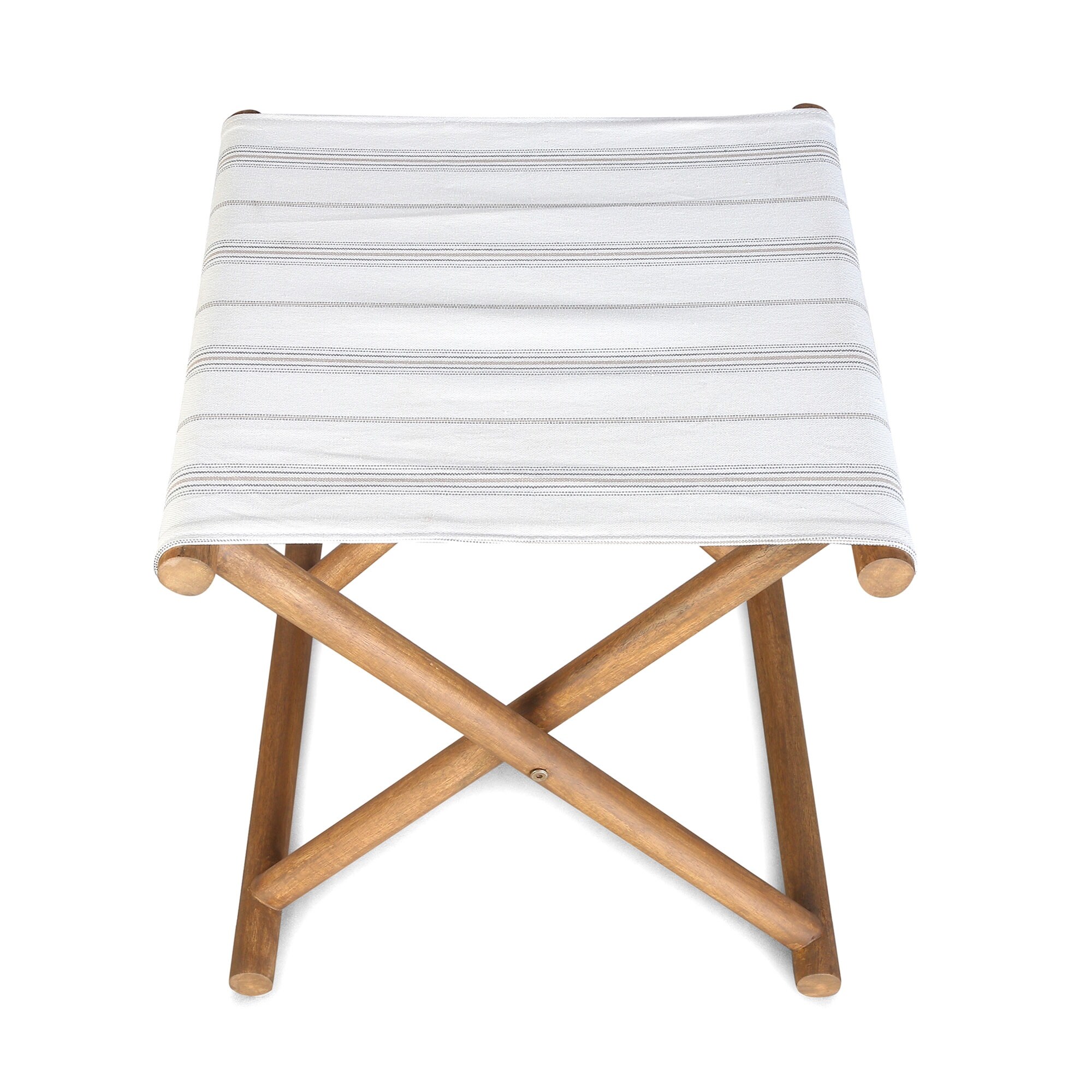 Folding top accent stool