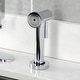 preview thumbnail 25 of 45, Kingston Brass Whitaker Single-Handle Deck Mount Kitchen Faucet with Brass Sprayer