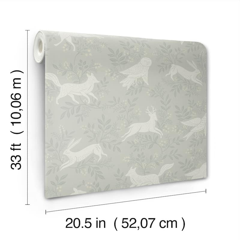 Chesapeake Revelry Sage Forest Frolic Wallpaper