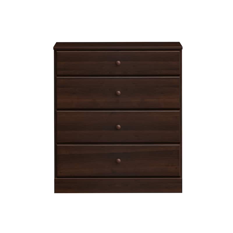 Bella 4-Drawer Dresser, Espresso - Espresso - 4-drawer