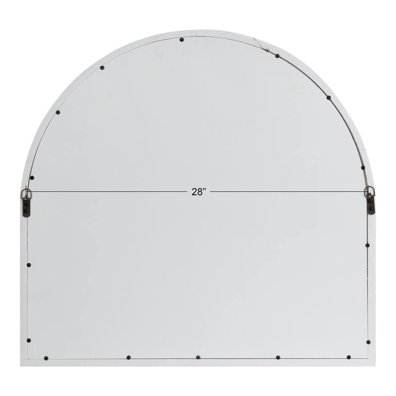 Kate and Laurel Boldmere Wide Arch Windowpane Mirror