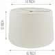Mestar Hardback Drum Lampshade (Spider)