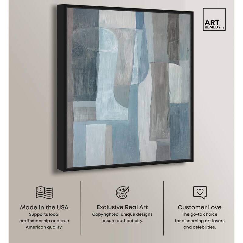 Tessellated Tones III Canvas by Art Remedy
