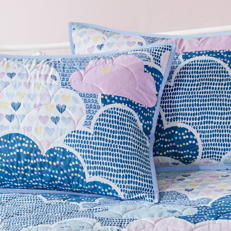 Intelligent Design Kids Bliss Blue 6 Piece Daybed Set